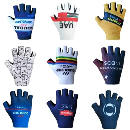 Lionco Cycling Gloves Men Bike Half Finger Gel Padded Fingerless Gloves